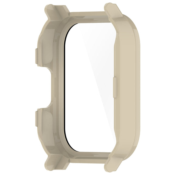 For Xiaomi Haylou Watch 2 LS02 PC + Tempered Film Integrated Watch Protective Case(Ivory White)