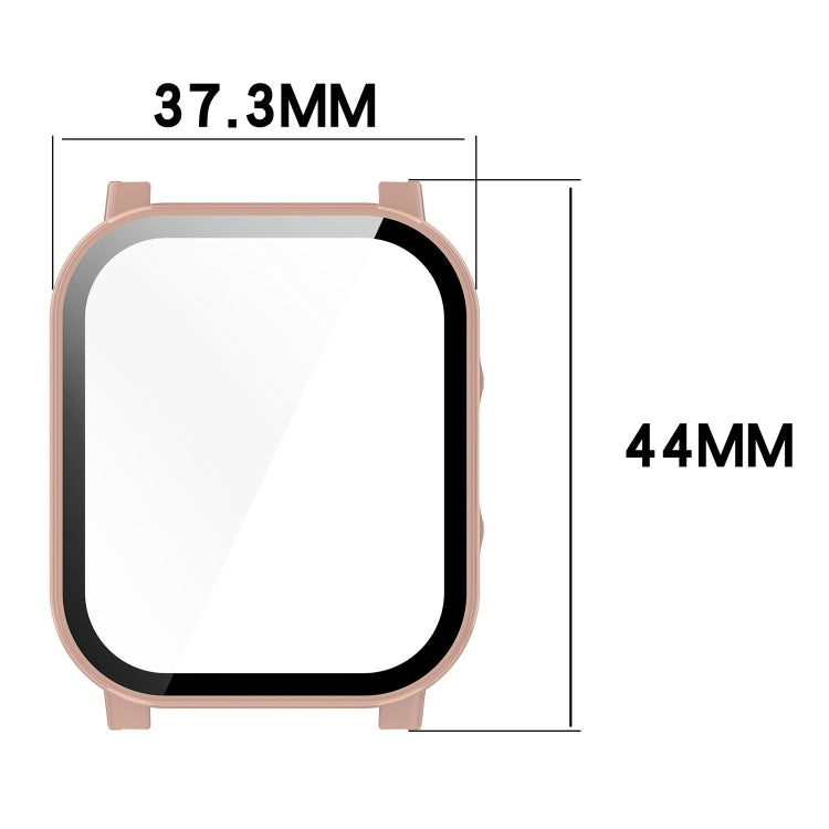 For Xiaomi Haylou Watch 2 LS02 PC + Tempered Film Integrated Watch Protective Case(Ivory White)