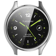 For Xiaomi Watch 2 Full Coverage TPU Electroplated Watch Protective Case(Silver)
