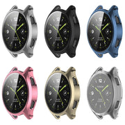 For Xiaomi Watch 2 Full Coverage TPU Electroplated Watch Protective Case(Silver)