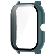 For P66 / P66D / P66ED 1.85 inch Watch PC + Tempered Film Integrated Watch Protective Case(Pine Green)