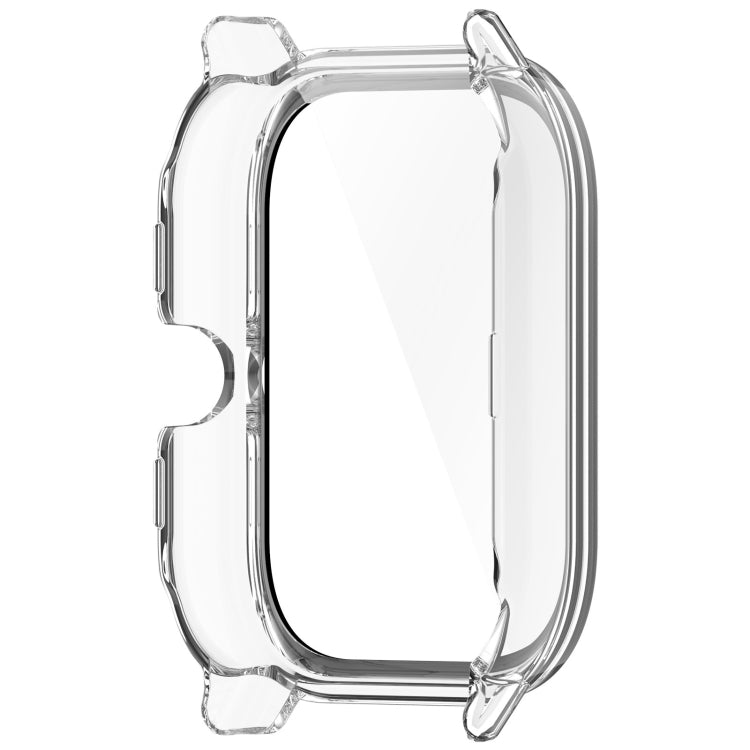 For P66 / P66D / P66ED 1.85 inch Watch PC + Tempered Film Integrated Watch Protective Case(Transparent) - Watch Case by PMC TechLife | Online Shopping South Africa | PMC TechLife