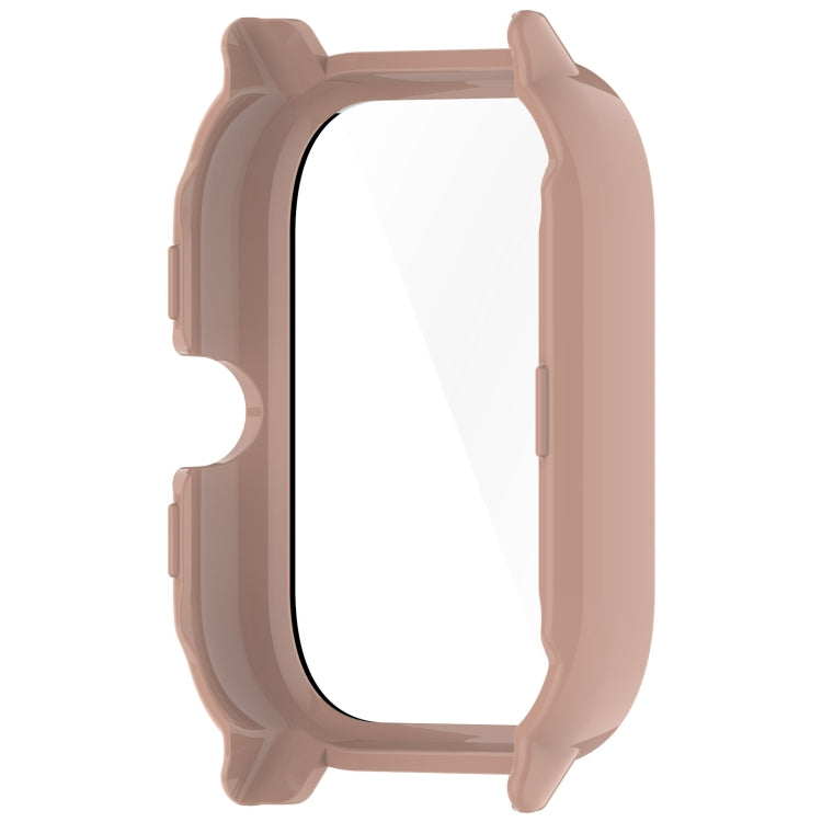 For P66 / P66D / P66ED 1.85 inch Watch PC + Tempered Film Integrated Watch Protective Case(Pink) - Watch Case by PMC TechLife | Online Shopping South Africa | PMC TechLife