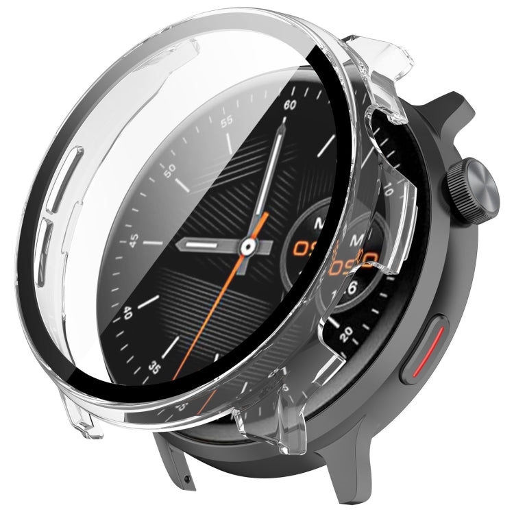 For Xiaomi Mibro Watch Lite 2 PC + Tempered Film Integrated Watch Protective Case(Transparent) - Watch Cases by PMC TechLife | Online Shopping South Africa | PMC TechLife