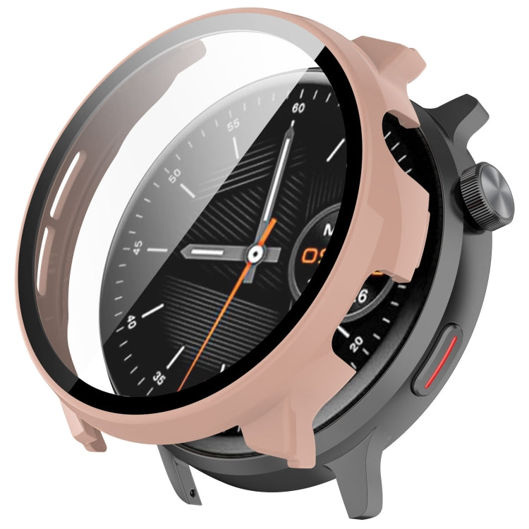 For Xiaomi Mibro Watch Lite 2 PC + Tempered Film Integrated Watch Protective Case(Pink) - Watch Cases by PMC TechLife | Online Shopping South Africa | PMC TechLife
