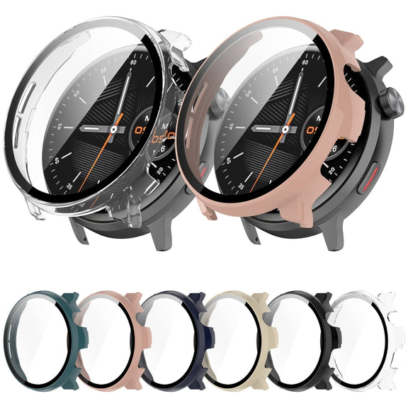 For Xiaomi Mibro Watch Lite 2 PC + Tempered Film Integrated Watch Protective Case(Transparent)