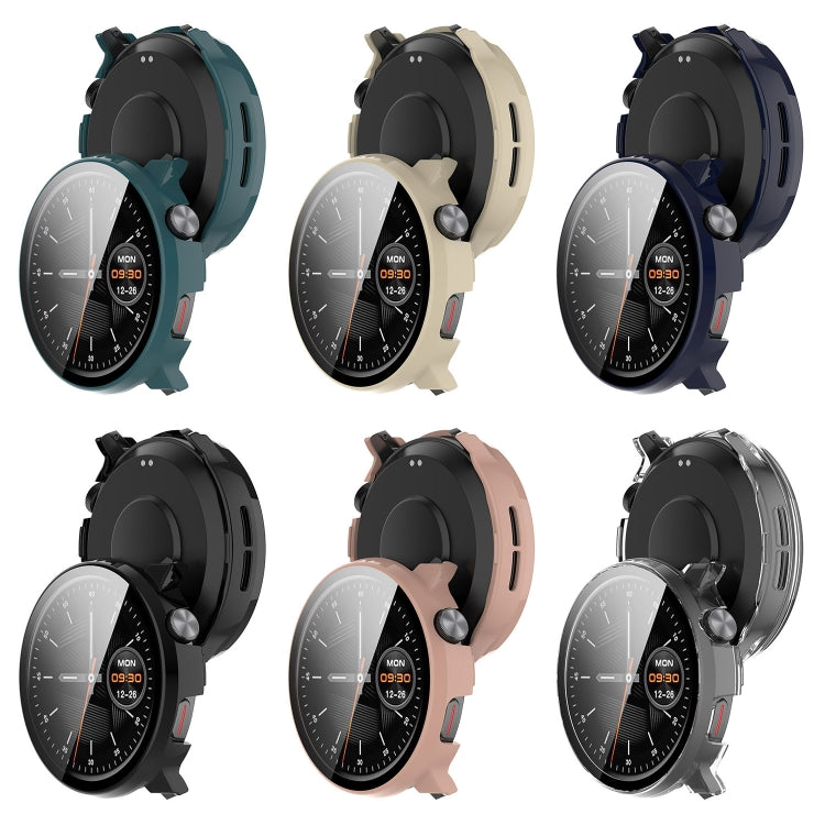 For Xiaomi Mibro Watch Lite 2 PC + Tempered Film Integrated Watch Protective Case(Pink) - Watch Cases by PMC TechLife | Online Shopping South Africa | PMC TechLife