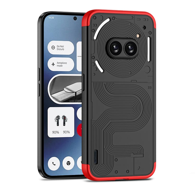 For Nothing Phone 2a GKK Three Stage Splicing Full Coverage PC Phone Case(Black Red) - free shipping - PMC Jewellery - Order now!