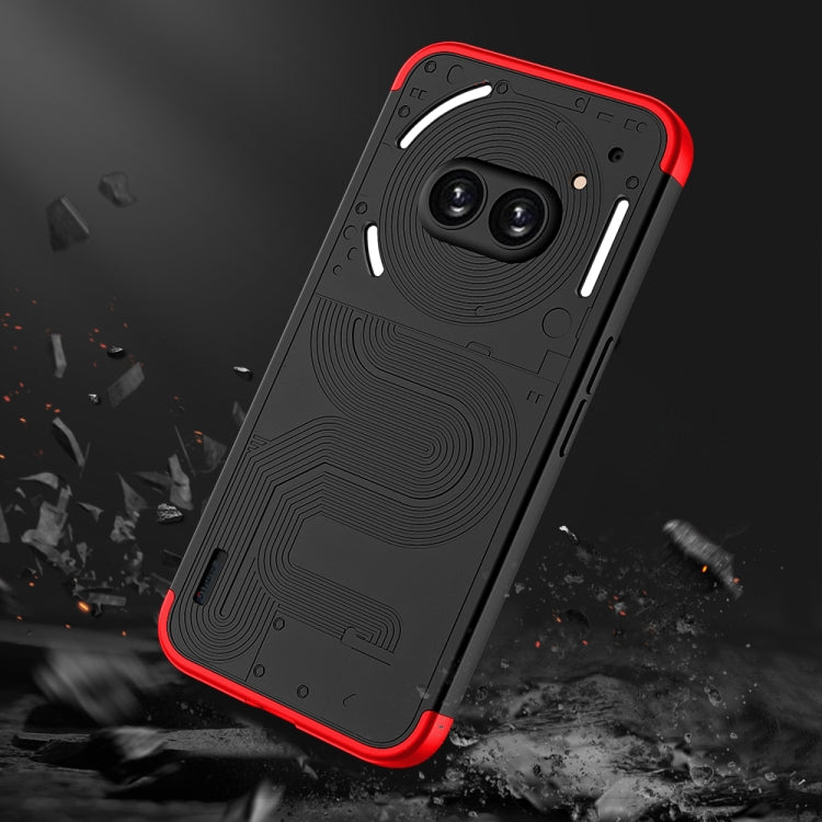 For Nothing Phone 2a GKK Three Stage Splicing Full Coverage PC Phone Case(Black Red) - free shipping - PMC Jewellery - Order now!