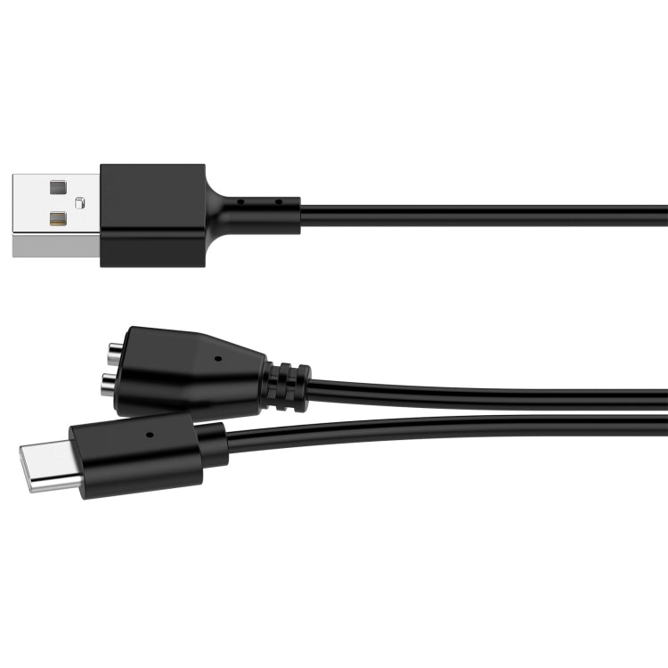 For Delupe / Yawpet Dog Pet Training Device Magnetic Charging Cable, Length: 1m(Black) - Training Aids by PMC TechLife | Online Shopping South Africa | PMC TechLife | Buy Now Pay Later Mobicred