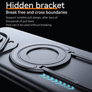 For Huawei Pura 70 Frosted MagSafe Magnetic Ring Holder PC Phone Case(Grey)