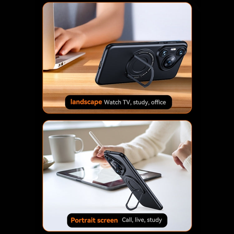 For Huawei Pura 70 Pro / 70 Pro+ Frosted MagSafe Magnetic Ring Holder PC Phone Case(White) - free shipping - PMC Jewellery - Order now!