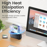 ORICO DD18C3 Single Bay 2.5 & 3.5 inch SATA Drive Docking Station, Plug Type:US Plug