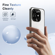 For Tecno Spark Go 2024 / Spark 20 / Pop 8 Anti-slip Clear Acrylic Hybrid TPU Phone Case(Black)