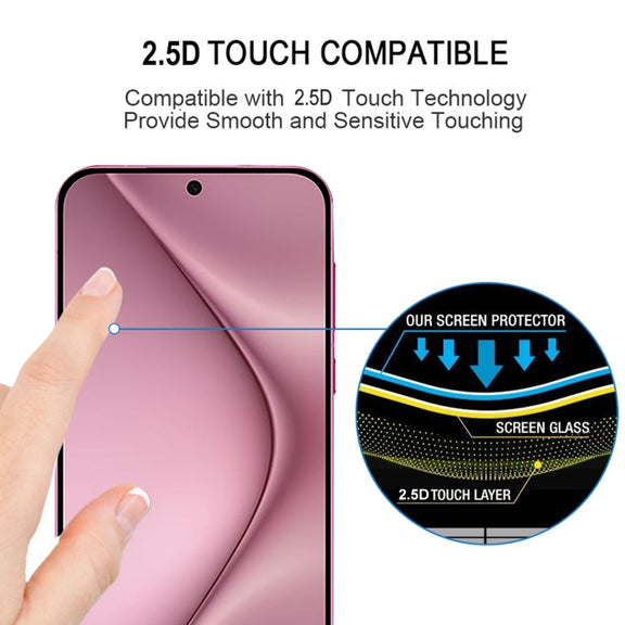 For Huawei Pura 70 25pcs Full Glue Screen Tempered Glass Film
