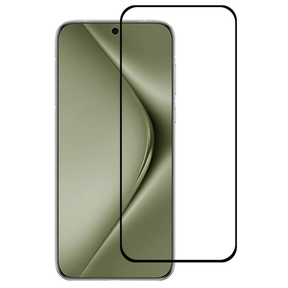 For Huawei Pura 70 Ultra Edge Glue 9H HD 3D Curved Edge Tempered Glass Film(Black)