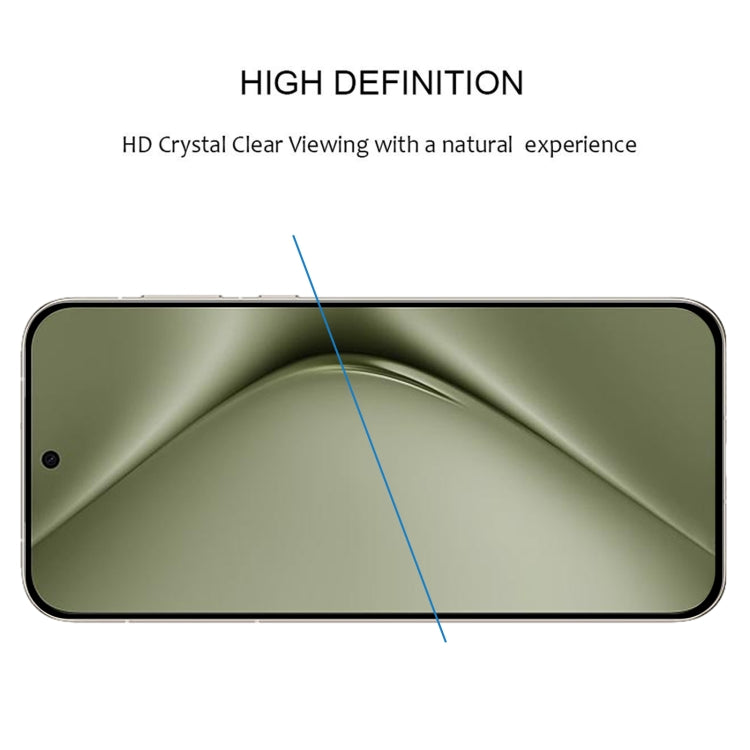 For Huawei Pura 70 Pro / 70 Pro+ 25pcs Edge Glue 9H HD 3D Curved Edge Tempered Glass Film(Black)