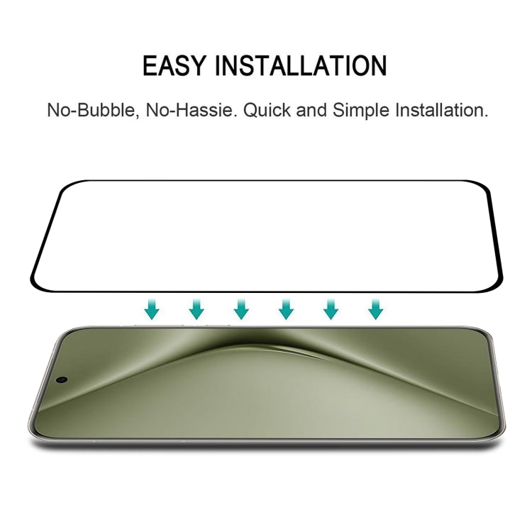 For Huawei Pura 70 Pro / 70 Pro+ 25pcs Edge Glue 9H HD 3D Curved Edge Tempered Glass Film(Black)