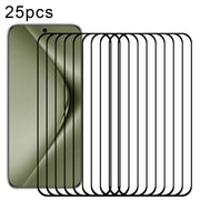 For Huawei Pura 70 Ultra 25pcs Full Glue 9H HD 3D Curved Edge Tempered Glass Film(Black)