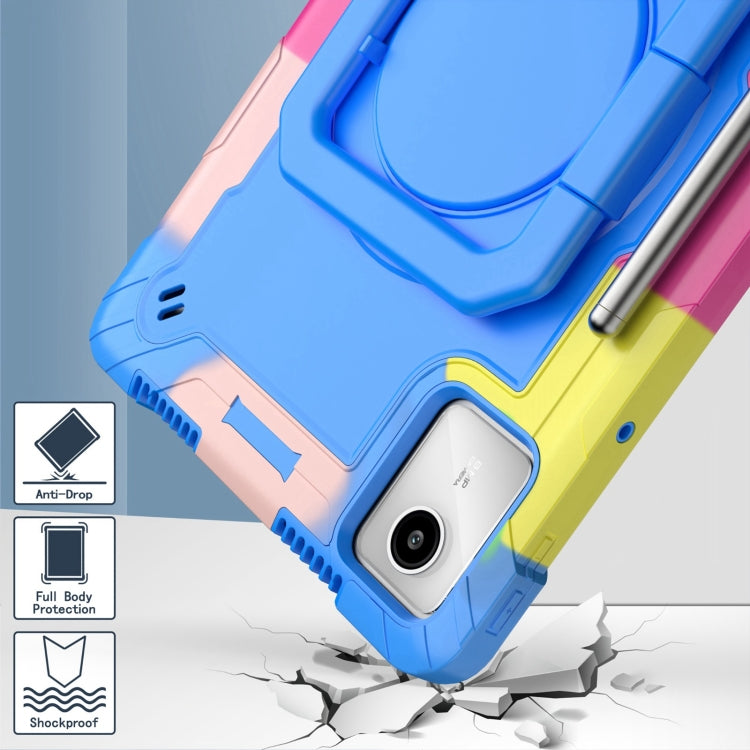 For Lenovo Tab M11/ Xiaoxin Pad 11 2024 Handle Robot Silicone Hybrid PC Tablet Case(Camouflage Blue) - Lenovo by PMC Jewellery | Online Shopping South Africa | PMC Jewellery | Buy Now Pay Later Mobicred