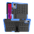 For Lenovo Tab M11/ Xiaoxin Pad 11 2024 Tire Texture TPU Hybrid PC Tablet Case with Holder(Blue) - Lenovo by PMC Jewellery | Online Shopping South Africa | PMC Jewellery | Buy Now Pay Later Mobicred