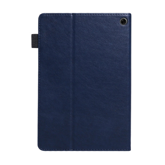 For Amazon Kindle Fire HD10 2021/2023 Extraordinary Series Smart Leather Tablet Case(Royal Blue)
