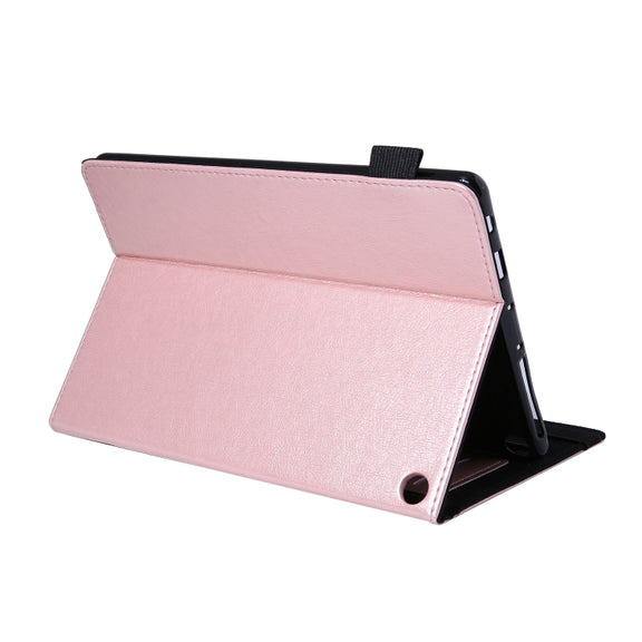 For Amazon Kindle Fire HD10 2021/2023 Extraordinary Series Smart Leather Tablet Case(Rose Gold)