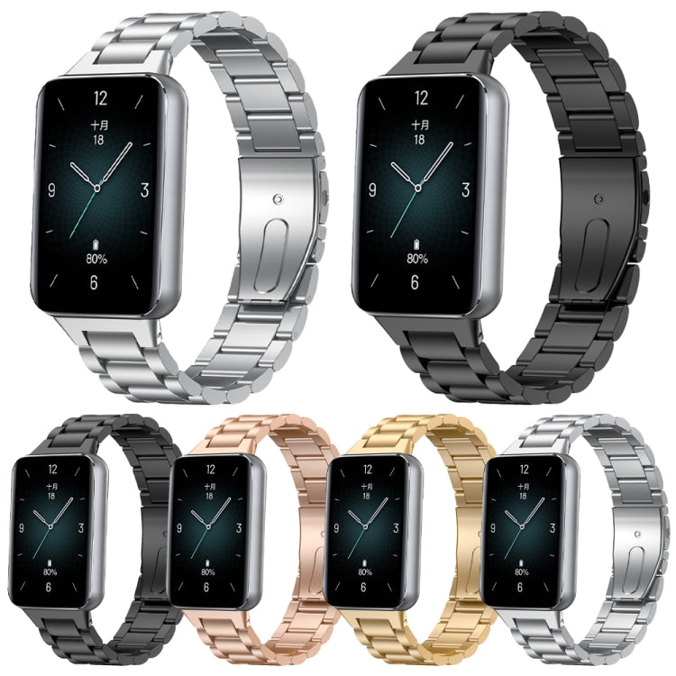 For Honor Band 9 Three Strains Metal Watch Band(Gold) - free shipping - PMC TechLife - Order now!