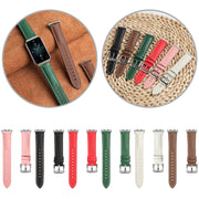 For Honor Band 9 Genuine Leather Watch Band(Red)