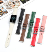 For Honor Band 9 Genuine Leather Watch Band(Green)