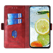 For Motorola Edge 5G 2024 Contrast Color Side Buckle Leather Phone Case(Red + Black)