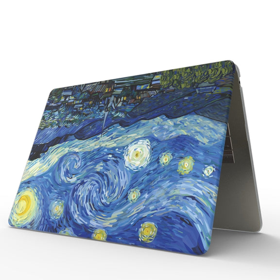 For MacBook Pro 13.3 A2338/A2251/A2289/A2159 UV Printed Pattern Laptop Frosted Protective Case(DDC-197)