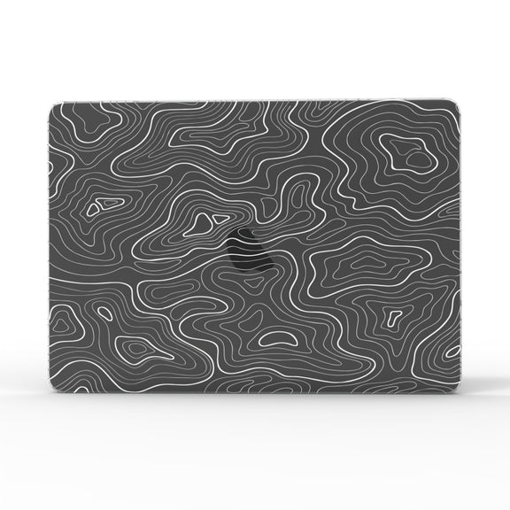 For MacBook Air 15 M2 A2941 / M3 A3114 UV Printed Pattern Laptop Frosted Protective Case(DDC-1680)