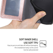 For Motorola Edge 5G 2024 Zipper Bag Leather Phone Case(Rose Gold)