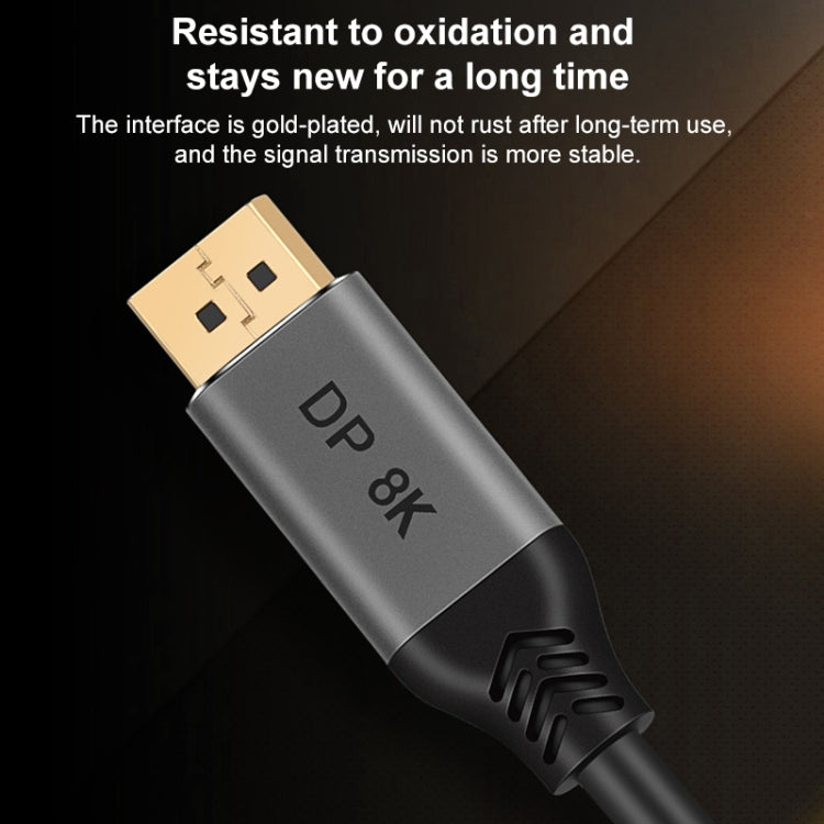DisplayPort 1.4 Male to Male 8K HDR 60Hz 32.4Gbps Connection Cable, Cable Length:5m