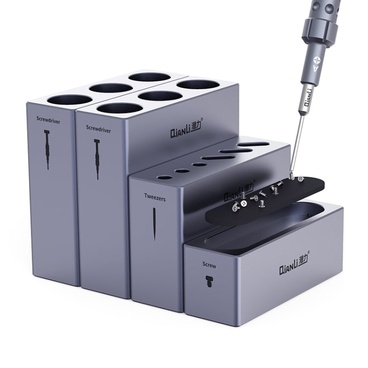 QianLi iCube Aluminum Alloy Multi-Functional Modular Storage Box - free shipping - PMC TechLife - Order now!