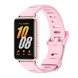 For Samsung Galaxy Fit 3 Mijobs Flat Hole Silicone Watch Band(Lotus Root Powder+Rose Gold) - free shipping - PMc TechLife - Order now!