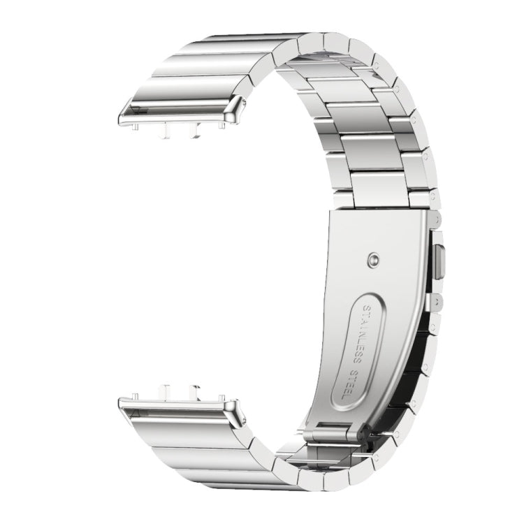 For Samsung Galaxy Fit 3 Mijobs Bamboo Metal Watch Band(Silver) - free shipping - PMc TechLife - Order now!