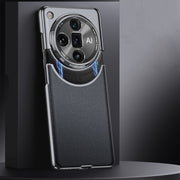 For OPPO Find X7 Ultra GKK Mortise-Tenon Connection Contrast Color Frosted AG Shockproof Phone Case(Black)