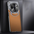 For OPPO Find X7 Ultra GKK Mortise-Tenon Connection Contrast Color Frosted AG Shockproof Phone Case(Brown) - free shipping - PMC Jewellery - Order now!