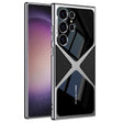 For Samsung Galaxy S23 Ultra GKK Leather Electroplating Supersonic Speed Shockproof Phone Case(Black) - free shipping - PMC Jewellery - Order now!