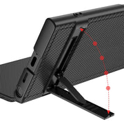 For Samsung Galaxy S24 Ultra 5G GKK Triumph Ultra-Thin Flip Leather Case without Pen(Carbon Fiber)