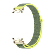 For Xiaomi Smart Band 10 / 9 / 8 Mijobs GT4 Breathable Nylon Loop Watch Band(Bright Yellow Light Gold)