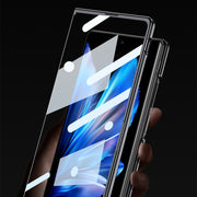 For vivo X Fold3 GKK Integrated Unbounded Frosted AG All-inclusive Shockproof Phone Case(White)