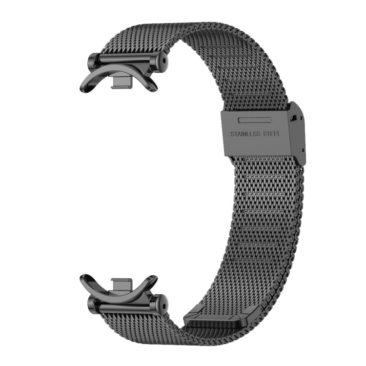 For Xiaomi Mi Band 8 / 9 / 9 NFC Mijobs GT4 Milan Buckle Metal Watch Band(Black) - Watch Bands by MIJOBS | Online Shopping South Africa | PMC TechLife | Buy Now Pay Later Mobicred
