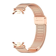 For Xiaomi Smart Band 10 / 9 / 8 Mijobs GT4 Milan Buckle Metal Watch Band(Rose Gold)