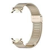For Xiaomi Smart Band 10 / 9 / 8 Mijobs GT4 Milan Buckle Metal Watch Band(Light Gold)