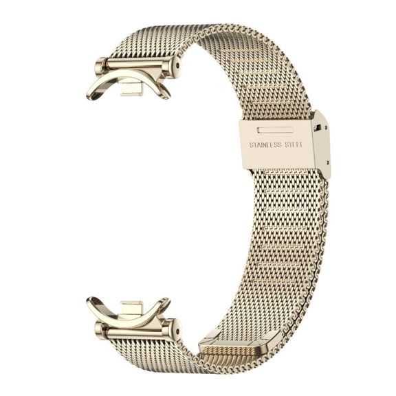 For Xiaomi Smart Band 10 / 9 / 8 Mijobs GT4 Milan Buckle Metal Watch Band(Light Gold)