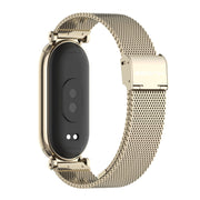 For Xiaomi Smart Band 10 / 9 / 8 Mijobs GT4 Milan Buckle Metal Watch Band(Light Gold)