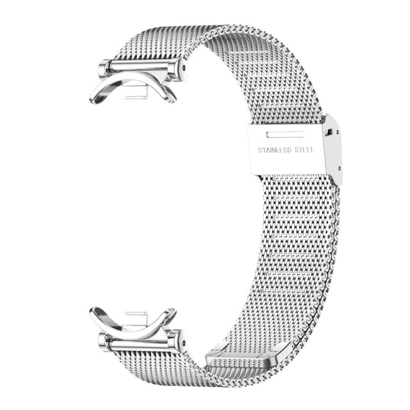 For Xiaomi Smart Band 10 / 9 / 8 Mijobs GT4 Milan Buckle Metal Watch Band(Silver)